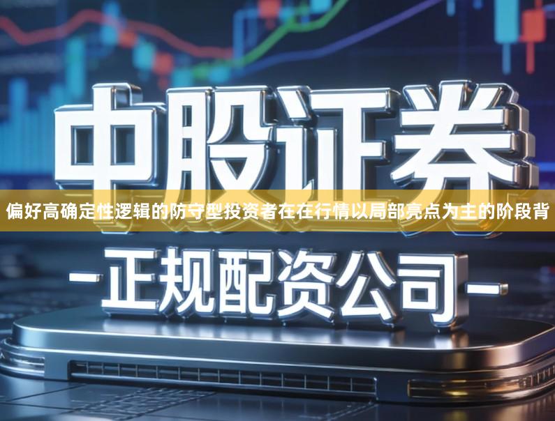 偏好高确定性逻辑的防守型投资者在在行情以局部亮点为主的阶段背