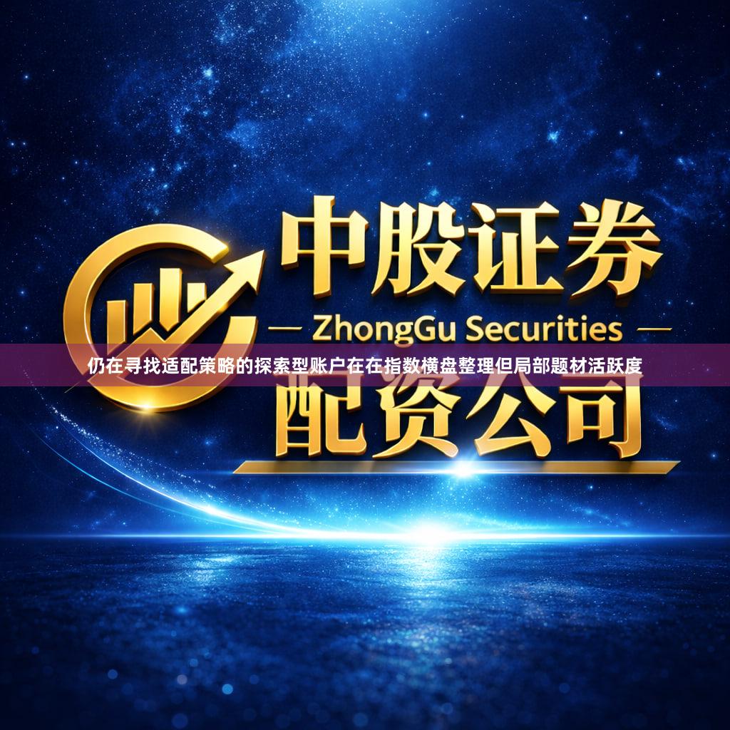 仍在寻找适配策略的探索型账户在在指数横盘整理但局部题材活跃度